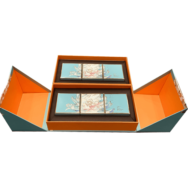 Zakázkové kartonové krabičky na balení svíček Mooncake Pastry Box Dárková sada parfémů